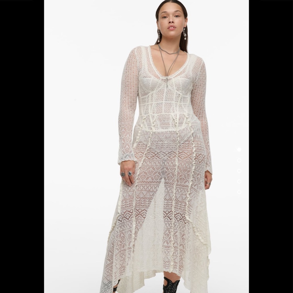 NWT Zara Pointelle Dress Limited Edition